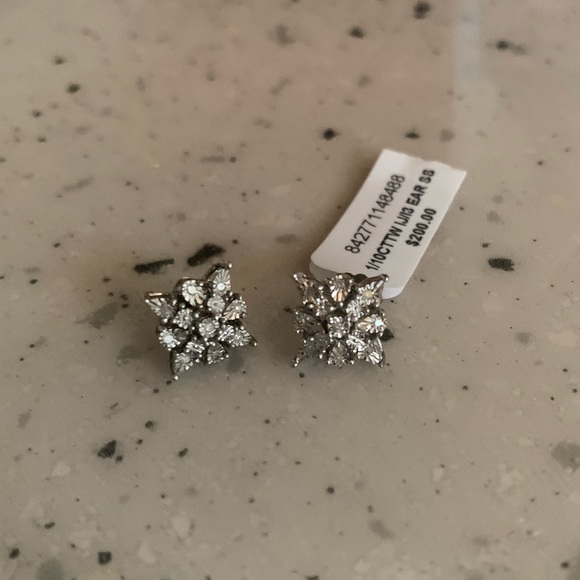 Diamond Earrings - Picture 2 of 4